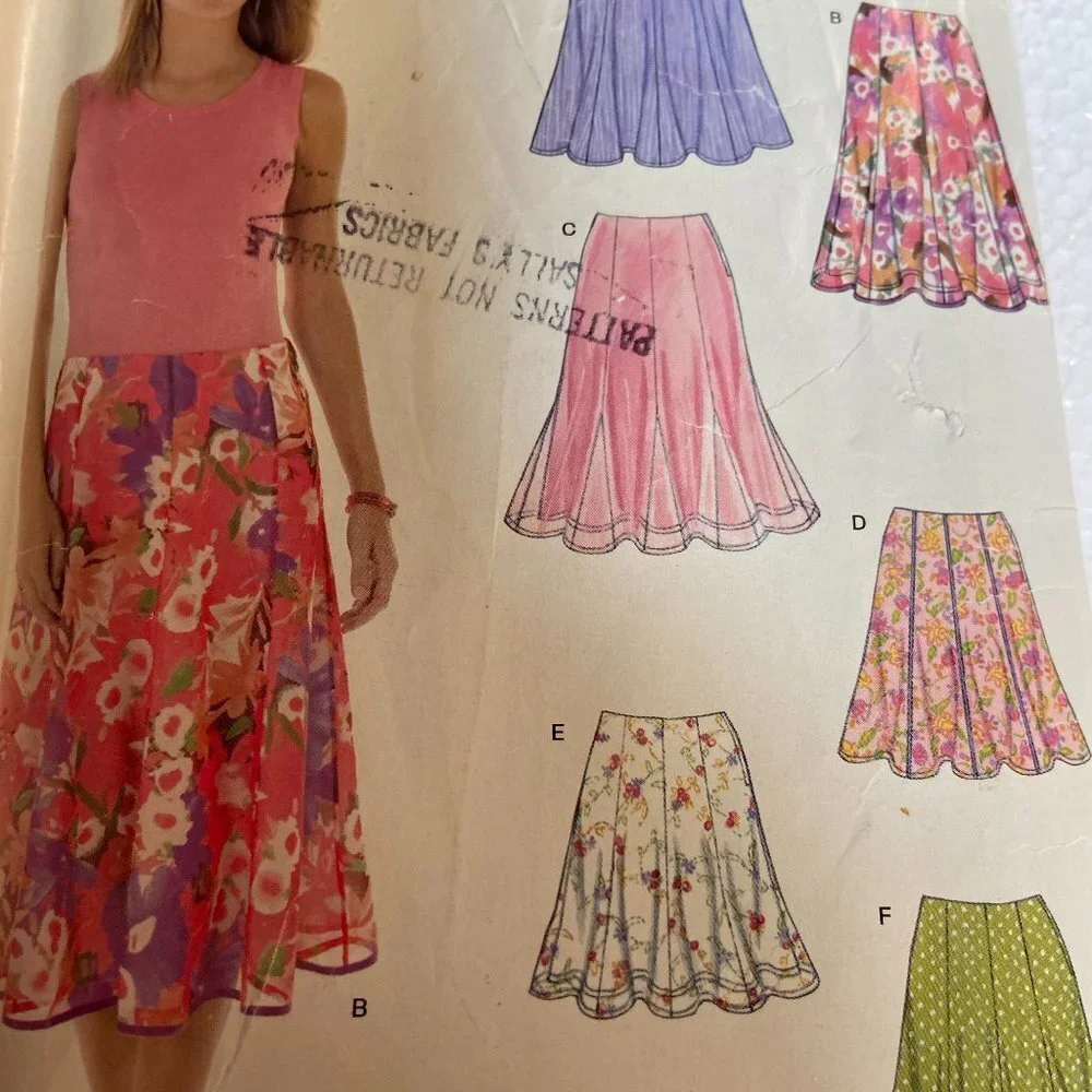 Vintage New Look sewing pattern Uncut Sz A 10-22